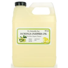 Dr Adorable - 32 oz - Moringa Oleifera Oil - 100% Pure Organic Natural Cold P...