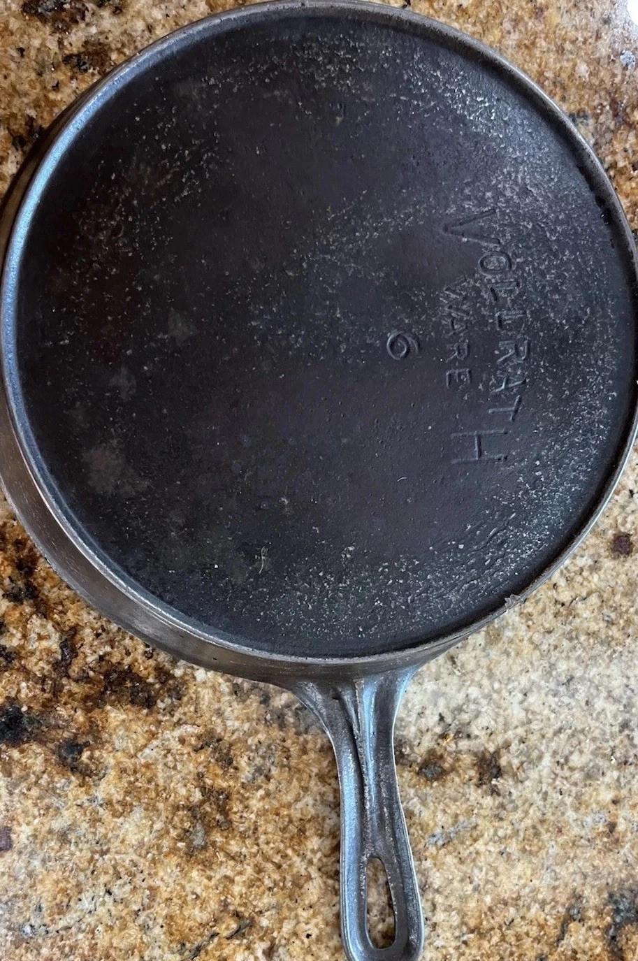 Vintage Vollrath #6 Cast Iron Fully Marked Skillet No Wobble No Warp
