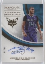 2016-17 Immaculate Celebration Signatures 86/99 Michael Kidd-Gilchrist Auto fm0