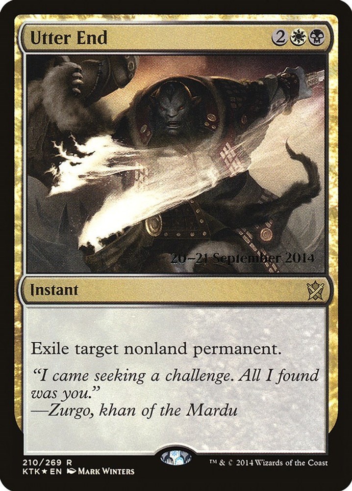 Utter End Prerelease Cards Foil MTG 210 NM