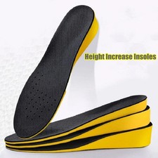 1Pair Men Height Increasing Insoles Soft and breathable insoles Flexible shock-a