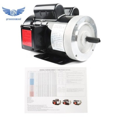 2HP General Electric Motor 3450 RPM 56C Frame 115V/230V 60HZ 5/8''Shaft  1 Phase