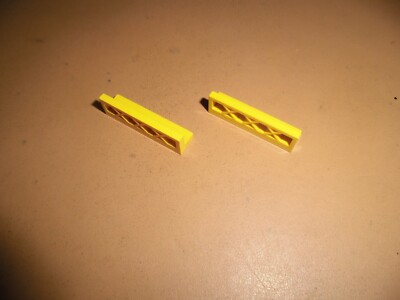 Lego 2x Zaun 1x4x1 Winkel 3633 gelb ege26