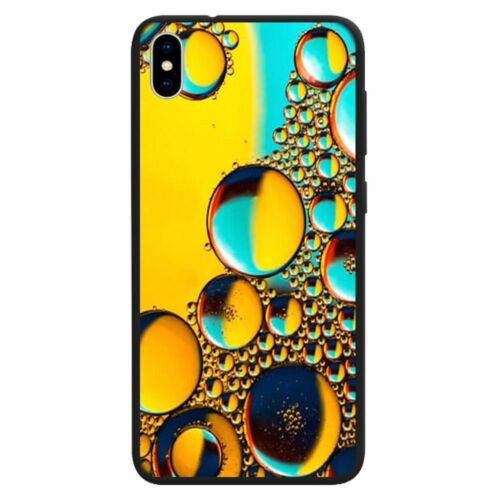 For Samsung Galaxy Series Water Bubble Print Mobile Phone Back Case Cover #1 - Picture 6 of 7