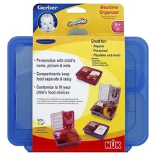 NUK Gerber Graduates Mealtime Organizer Toddler Lunchbox