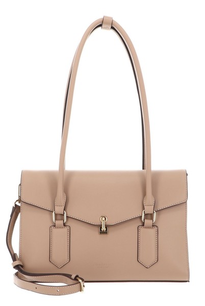 Seidenfelt Manufaktur Kisa City Bag Schultertasche Powder Taupe / Gold Taupe Neu-image