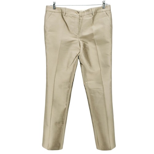 Michael Kors Collection Gold Wool Silk 