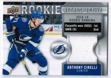 19/20 UD SERIES 1 HOCKEY ROOKIE RETROSPECTIVE JERSEY CARDS RR-X U-Pick From List