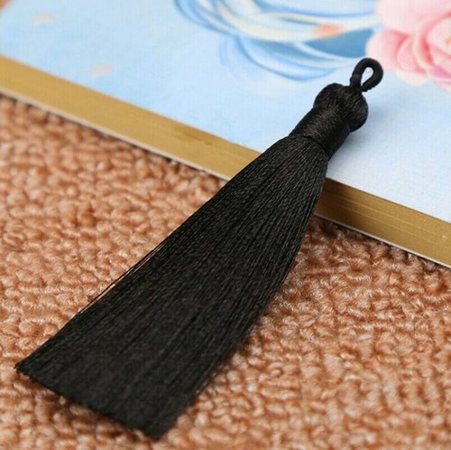 Luxury Silk Tassels / Tassles 8cm (1cm Wide) -UK- Free Postage - Craft + Sewing! - Picture 2 of 39