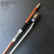Violin Bow 4/4Size Pernambuco Wood Skin Carbon Fiber Horse Hair Top Quality New