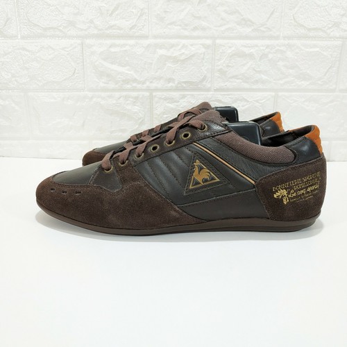 Le Coq Sportif Charenton Lea Premium Sz 7.5 EUR 40 Brown Sneakers Leather shoes - Picture 2 of 11