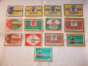 Ddr Kult Werbung Reklame Konvolut Alte Bier Etiketten Brauerei Landskron Gorlitz Ebay