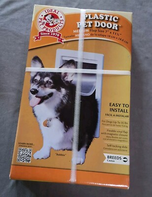 Ideal Pet Products Dog Door Size MEDIUM NEW SEALED 7