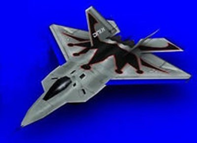 King Raptor Command Conquer Aircraft Mahogany Kiln Dry Wood Model Small New