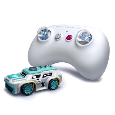 Micro RC Car 1:72 Full Proportional Hall Sensor Mini Remote Control Racing Ca...
