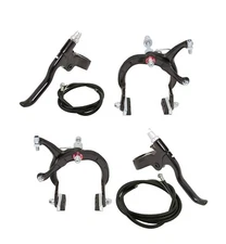 ALTALINE 1000A BLACK BICYCLE CRUISER/VINTAGE ROAD ALLOY BRAKES FRONT & REAR SET.