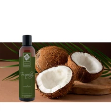 8.5 oz Coconut Tranquility Massage Oil Serenity Vegan-Friendly Botanical Serum