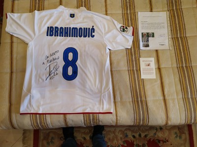 maglia inter centenario (con errori di fabbrica) autografata da ibrahimovic  +COA | eBay