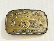 Belt Buckle - Cord 812 Supercharged Car Automobile