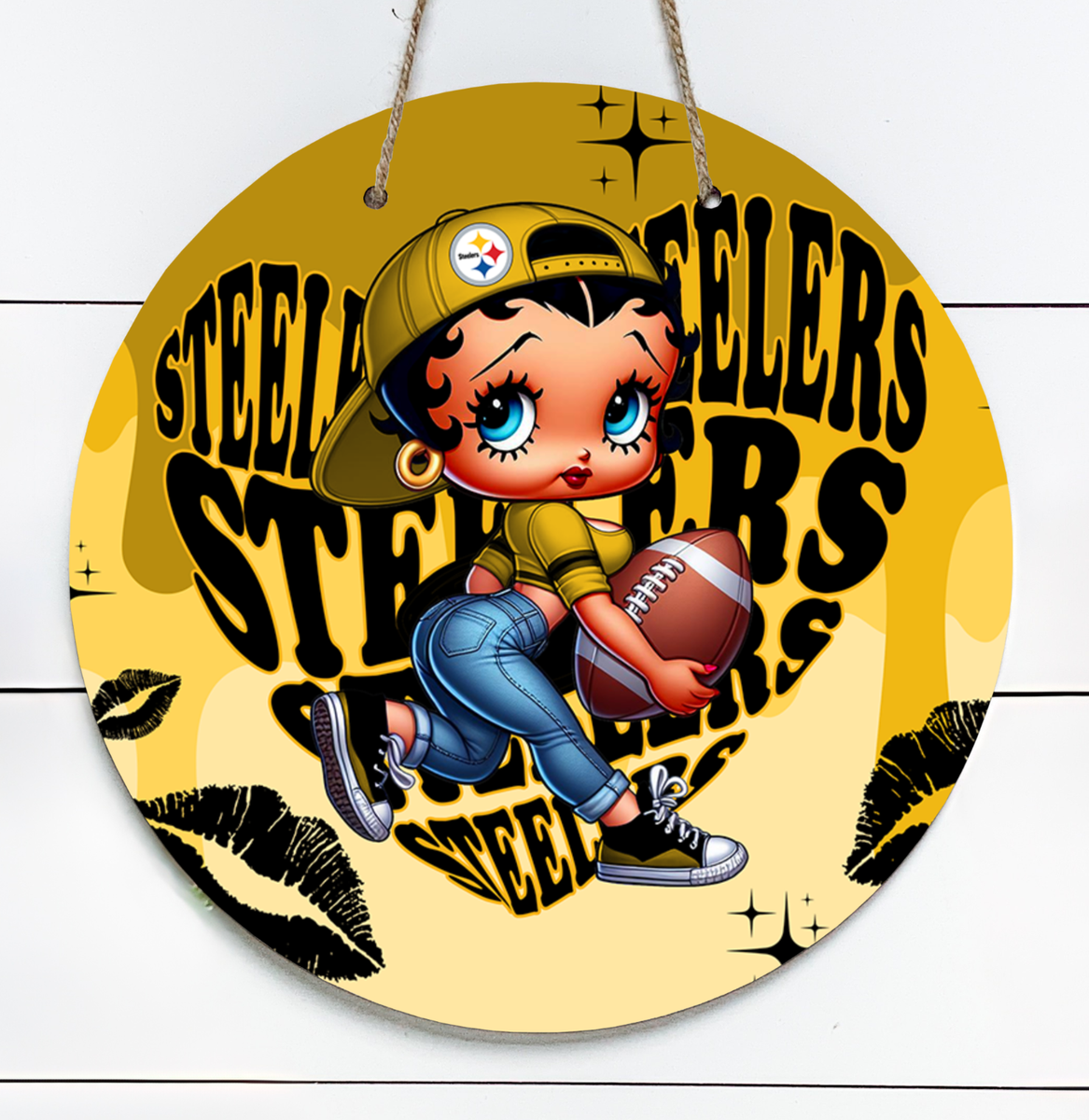 Betty Boop Pittsburgh Steelers Inspired 10