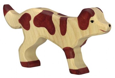 Holztiger 80058 Hofhund Holzfigur bemalt