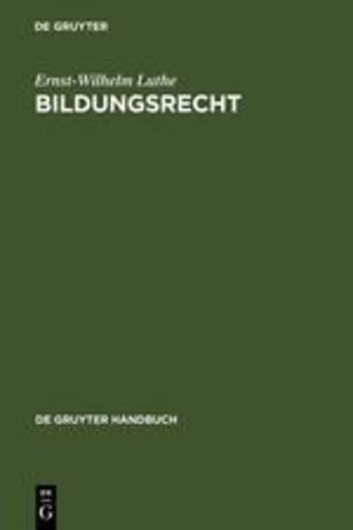 Thumbnail - Ernst-wilhelm Luthe | Bildungsrecht | Buch | Deutsch (2003) | De