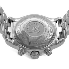 Breitling Super Avenger A13370 Auto 48mm Custom Dia Bezel White Dial Chrono w.P 6