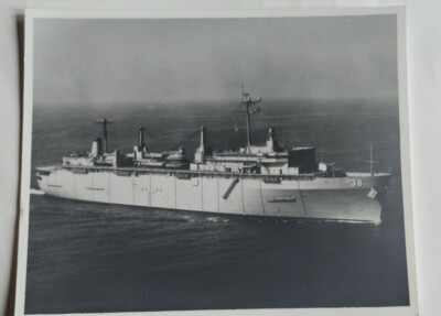 Vintage USS Puget Sound D38 8''×10'' Matte Black & White
