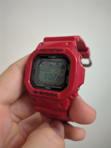 Casio G-Shock GLX 5600-4 RED G-LIDE Top Zustand Neue Batterie US VERKÄUFER - Bild 8 von 19