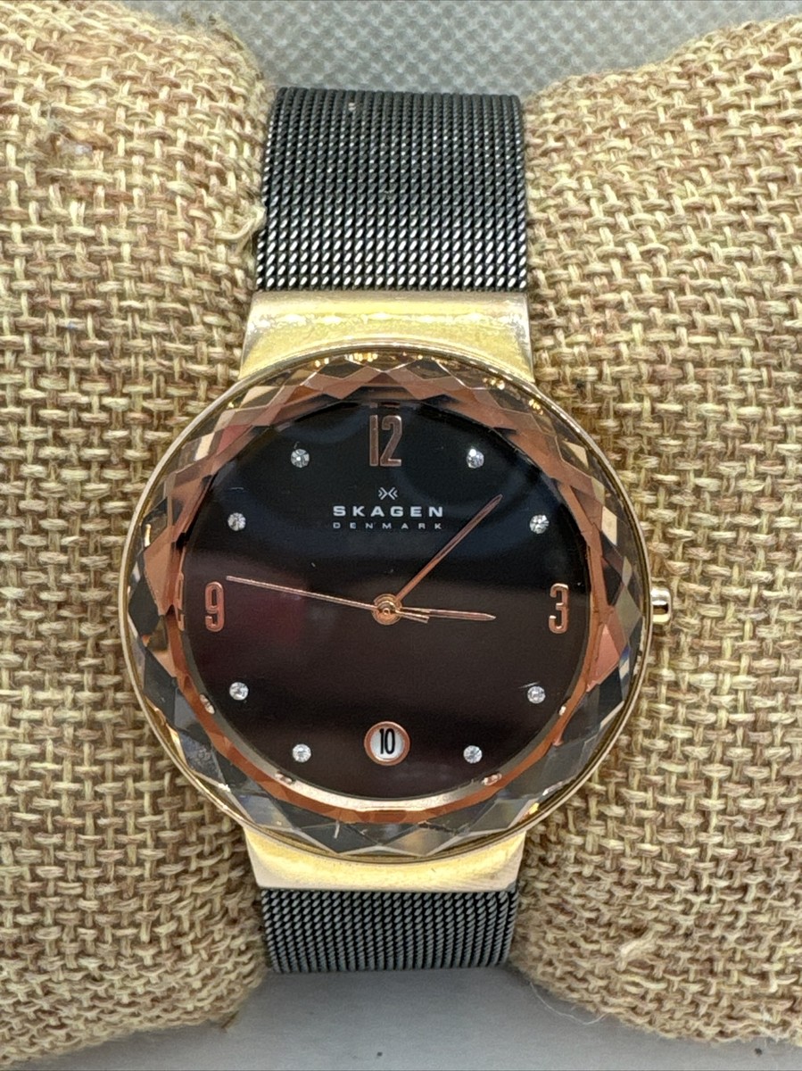 Skagen SKW2120 Women Stainless Steel Mesh Analog Black Dial  display picture 2