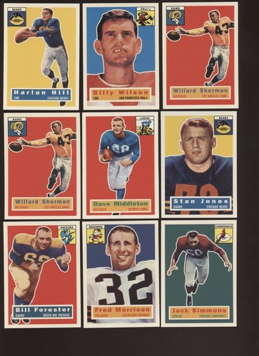 50+ Lot 1956 Topps Archives- YA Tittle Al Carmichael Kyle Rote Roosevelt Brown - Picture 7 of 12