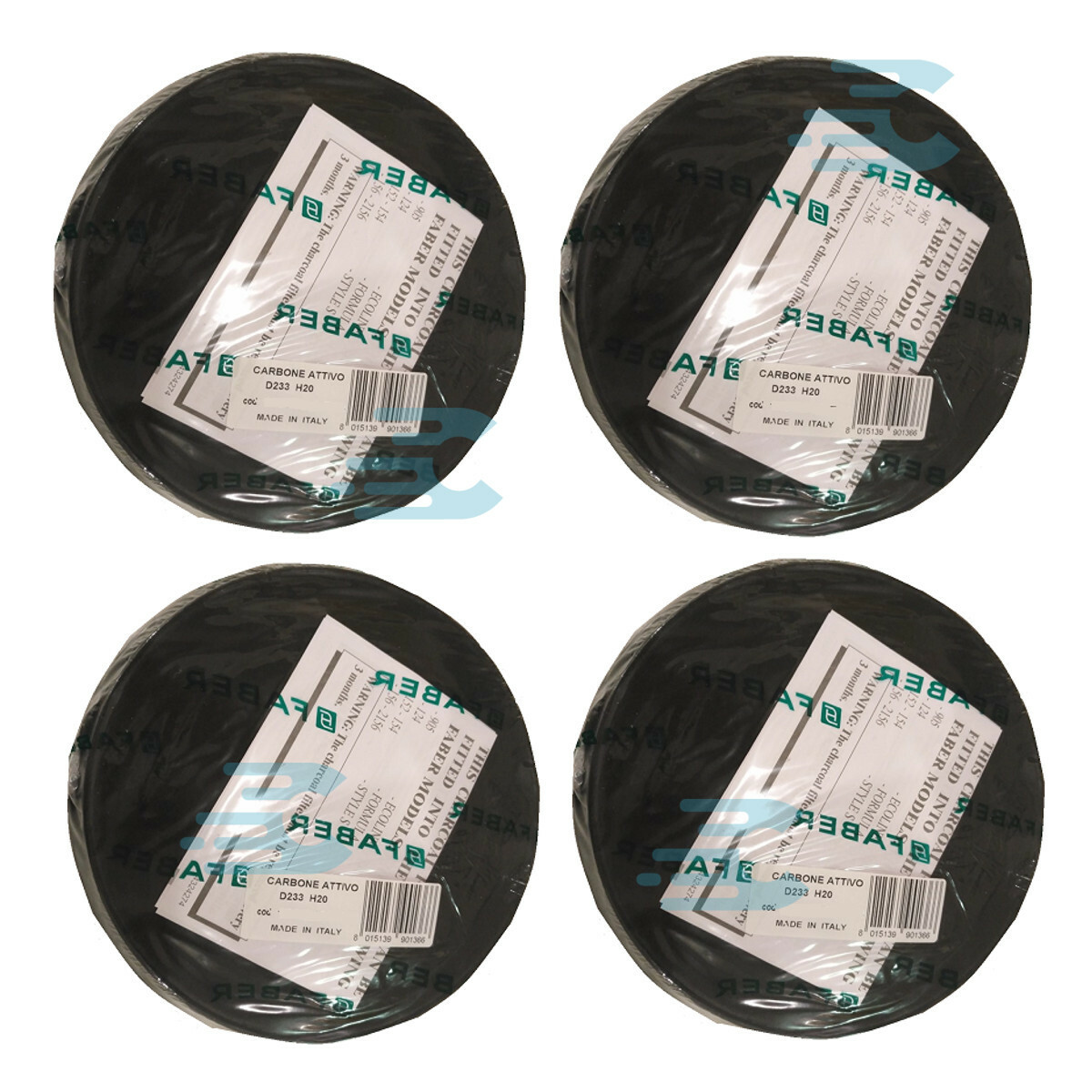 Filtro Carbone (2 pz) Diametro 19,6 cm Long Lasting per Cappa Faber Franke FLL8 112.0185