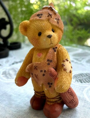 CHERISHED TEDDIES - HUNTER - ME CAVE BEAR, YOU FRIEND - CAVEMAN COSTUME