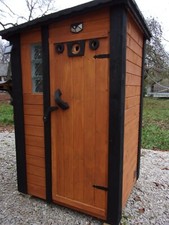 WC Mobiles Toilette, Hölzerne Toilette , Sanitärcontainer