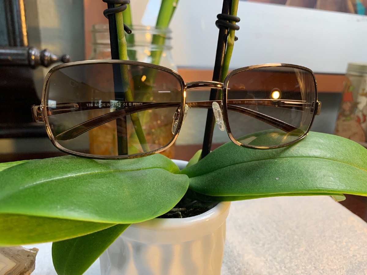 Authentic Fendi Women\'s Prescription  Sunglasses - Bronze -Preowned Fendi FS5065 Sunglasses Bronze Plastic ref.2384410 - Joli Closet main image 4