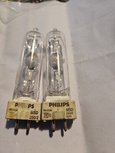 Philips MSD 250/2 Broadway Metal Halide Lamp-Belgium GY9,