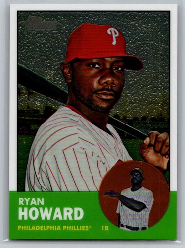 Ryan Howard [Chrome] #HP21 2012 Topps Heritage Chrome card