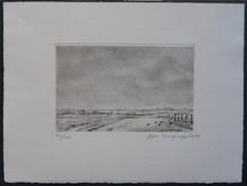Andr&eacute; JACQUEMIN (1904-1992) Original Engraving 1989 - Numbered/Signed
