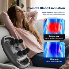 6 Head Fascia Gun for Muscle Massager High Frequency Shoulder Back Waist Machine