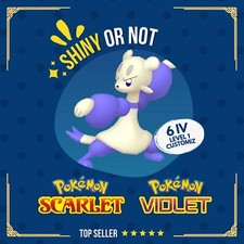 Mienfoo Shiny or Non   6 IV Customizable Nature Level OT Pok mon Scarlet Violet