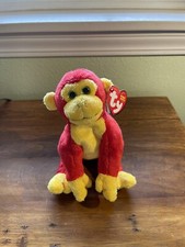 TY 2003 CHOPSTIX the MONKEY BEANIE BABY - MINT with MINT TAGS