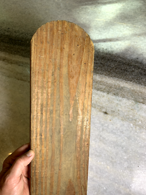 Vintage EARLY 1950s 50s 1960s 60s Wood Wooden Skateboard Skate