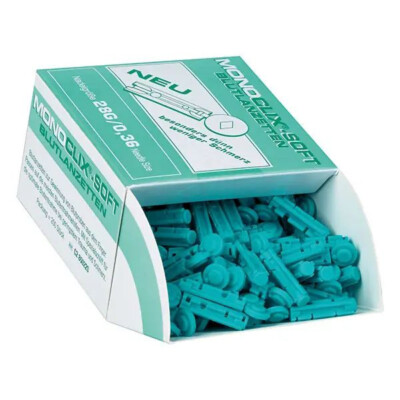 Monoclix Soft Lanzetten 200 Stück | 28G x 0.36mm