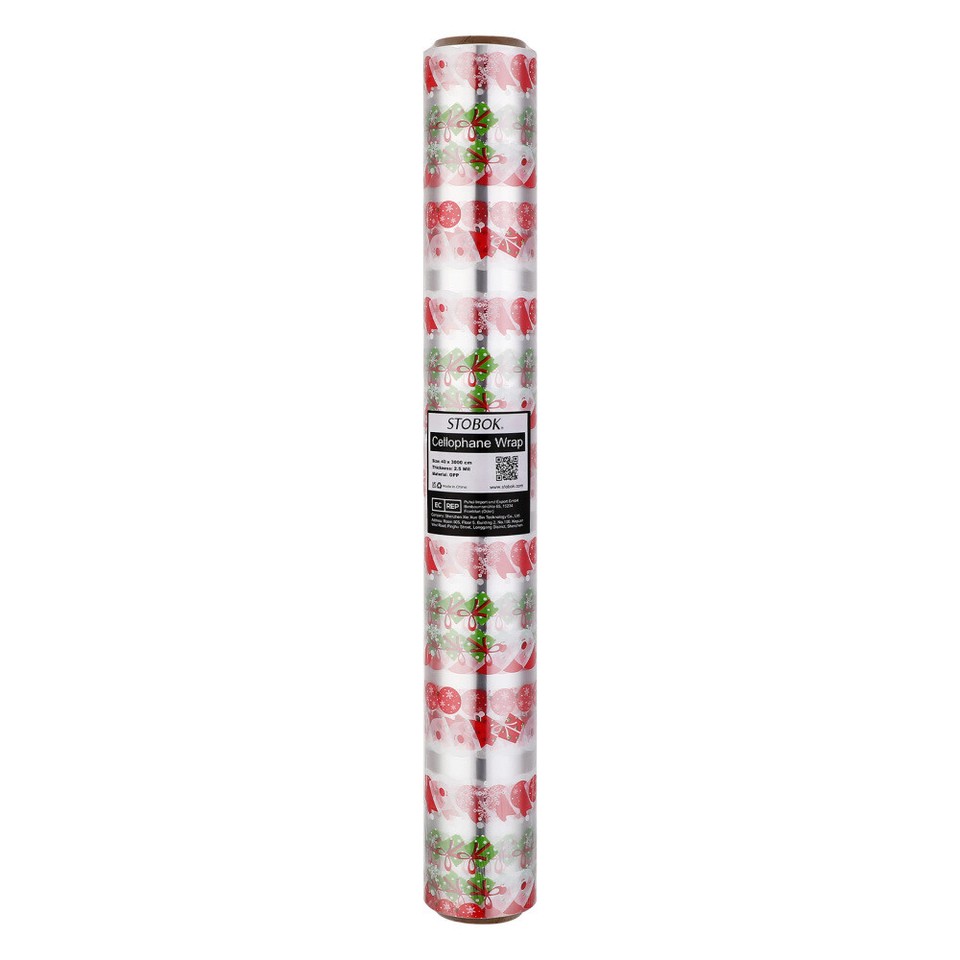 3000cm Gift Wrap Cellophane Cellophane Christmas Wrap Cellophane Roll
