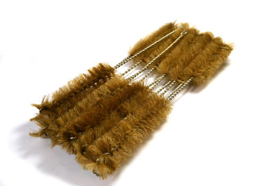 Eisco Labs Tan Nylon Test Tube Brush, 9'' Total Length, 3.5'' Brush Length, 1