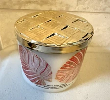 Bath & Body Works PINK PINEAPPLE SUNRISE Candle 3 Wicks Scented 14.5 oz SUMMER