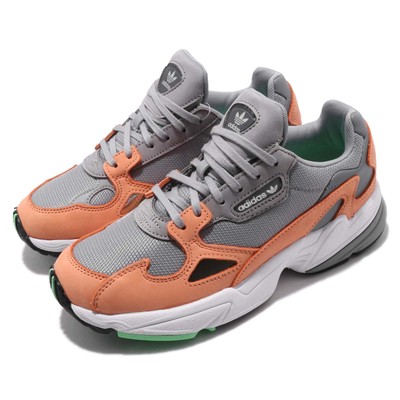 adidas falcon orange and grey