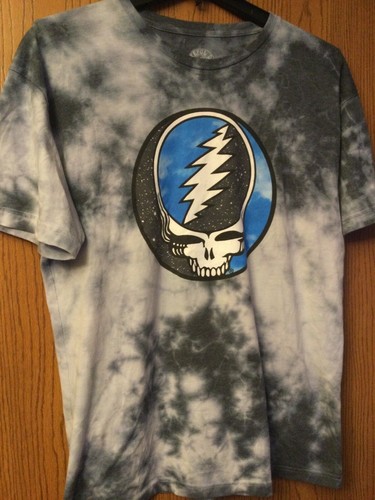 Grateful Dead - Blue Tie Dye Shirt - XL 