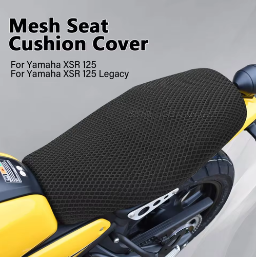 Funda de asiento de malla transpirable 3D para Yamaha XSR 125 XSR125 Legacy 2022 2023 2024 - Imagen 1 de 10