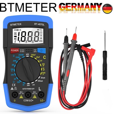 Digital LCR Meter führt Widerstand Kapazität Induktivität Tester mit Back-Light